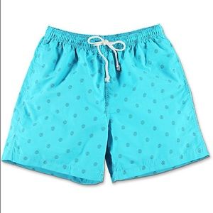Allover Donut Aqua Board Shorts from Odd Future